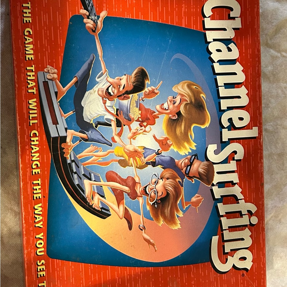 Channel Surfing Card Game - Vibrant Orange